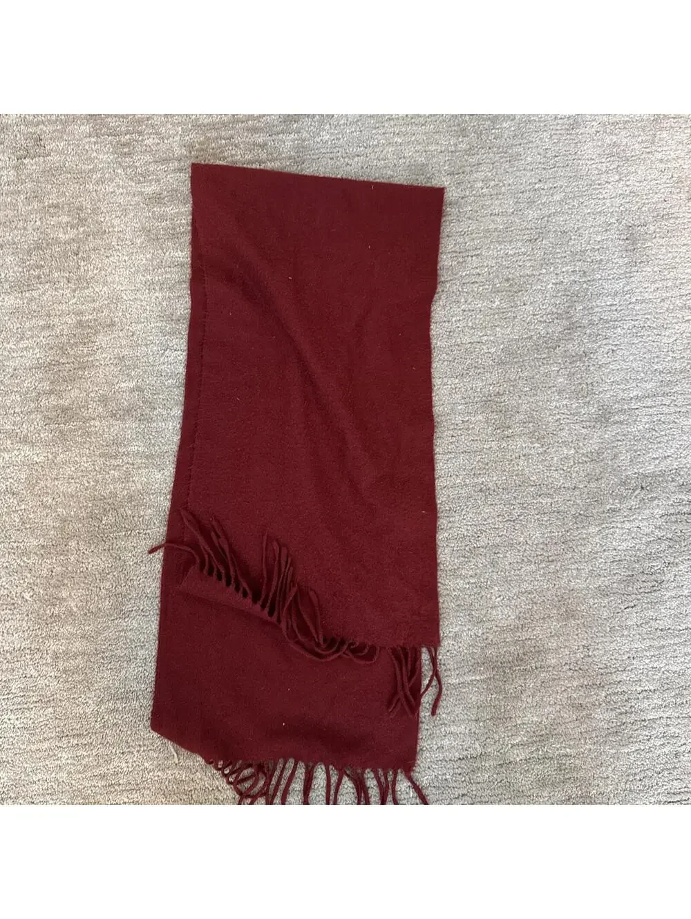 Vintage Christian Dior Monsieur Cashmaire 100% Acrylic Red Hi Scarf Japan